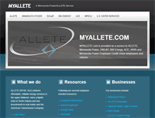 Tablet Screenshot of myallete.com